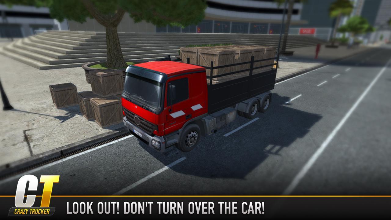 Crazy Trucker Game Screenshot