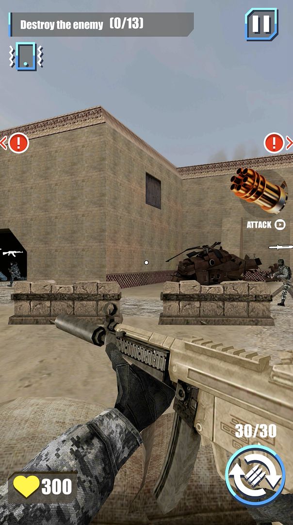 Counter Terrorist Strike: เกมส์ฟรีใหม่ เกมทหาร ภาพหน้าจอเกม