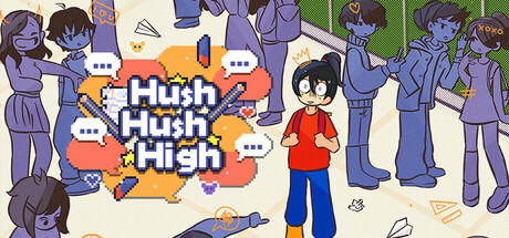 Banner of Hush Hush High 