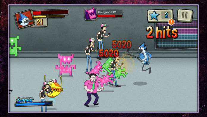 Best Park in the Universe – Beat 'Em Up With Mordecai and Rigby in a Regular Show Brawler Game ภาพหน้าจอเกม