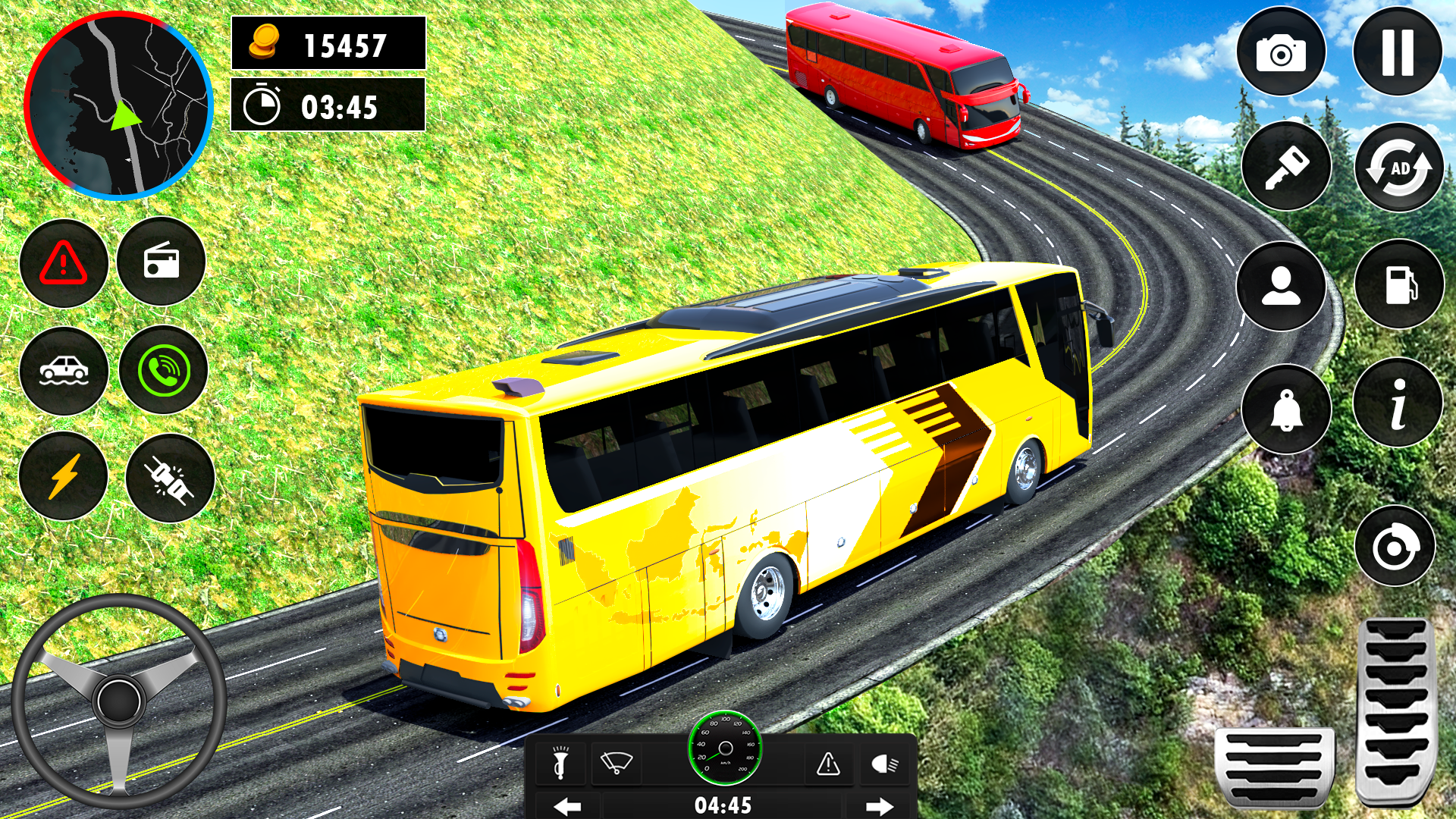 Cuplikan Layar Game Real Offroad Bus Simulator 3D