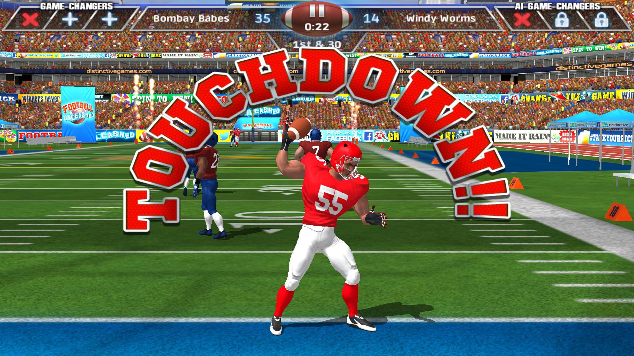 Football Jamaal Charles 게임 스크린샷