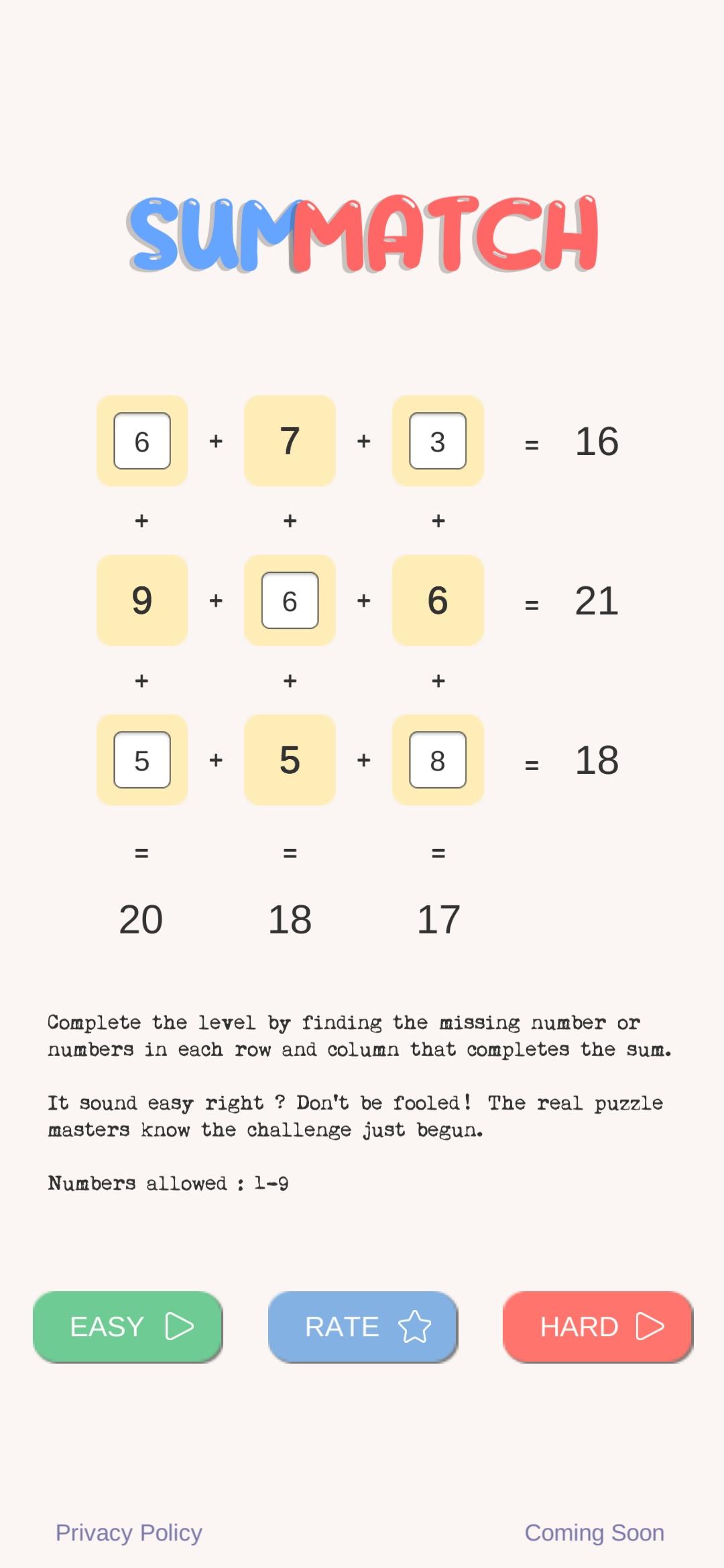 Sudoku Jogos de quebra cabeça matemático versão móvel andróide iOS apk  baixar gratuitamente-TapTap