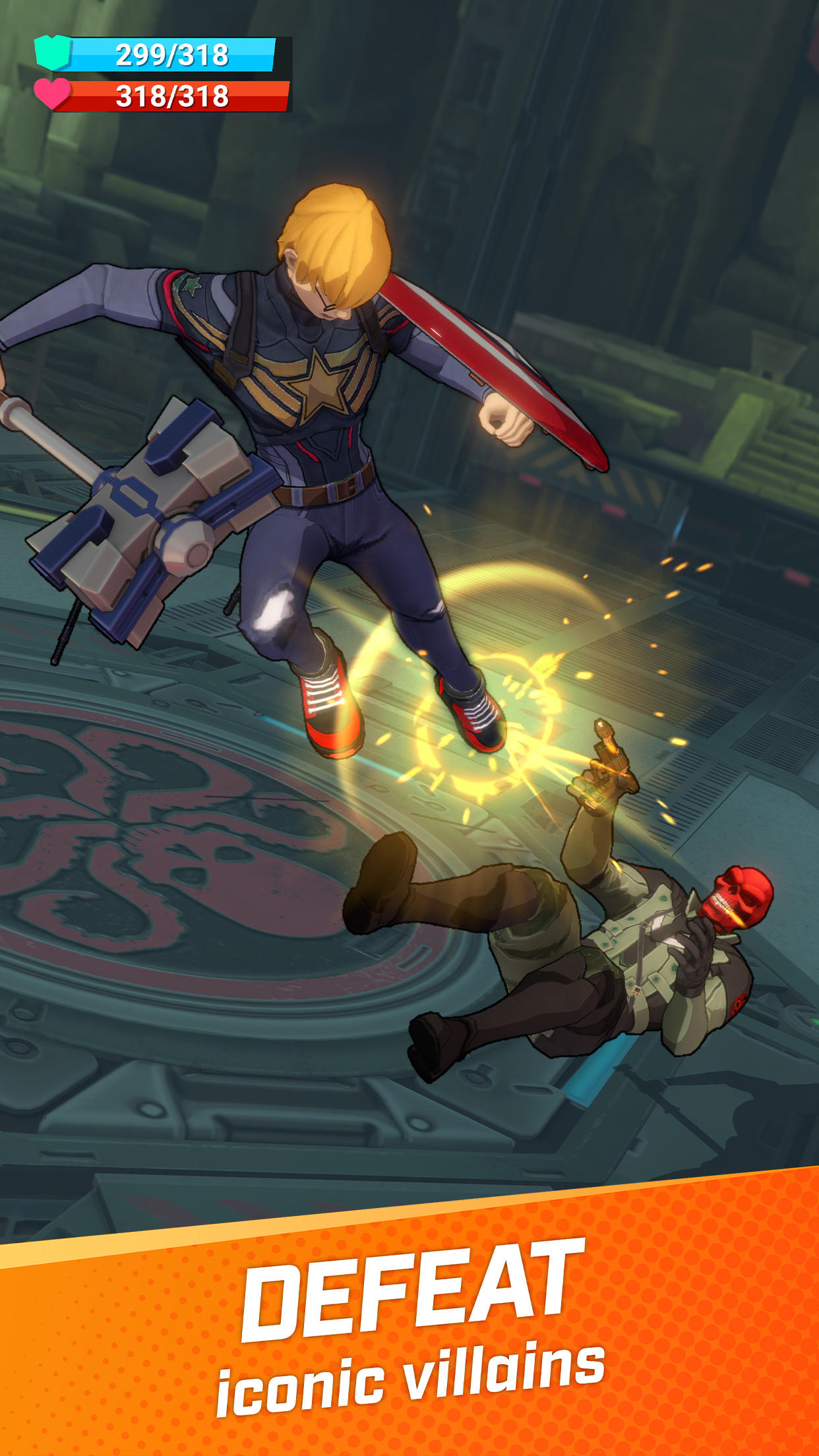 MARVEL World of Heroes Game Screenshot