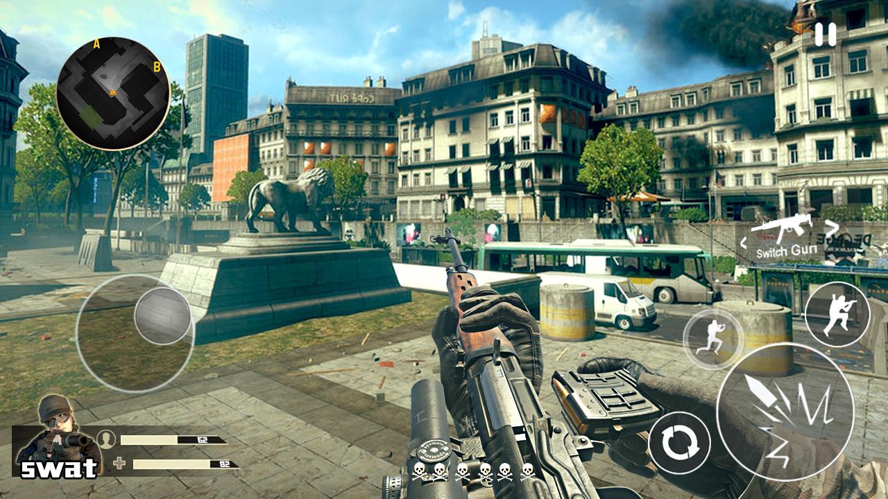 Traffic Sniper Shooter Game Screenshot