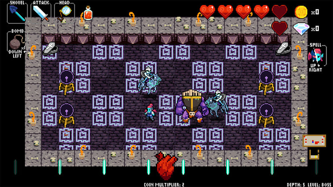 Screenshot of Crypt of the NecroDancer