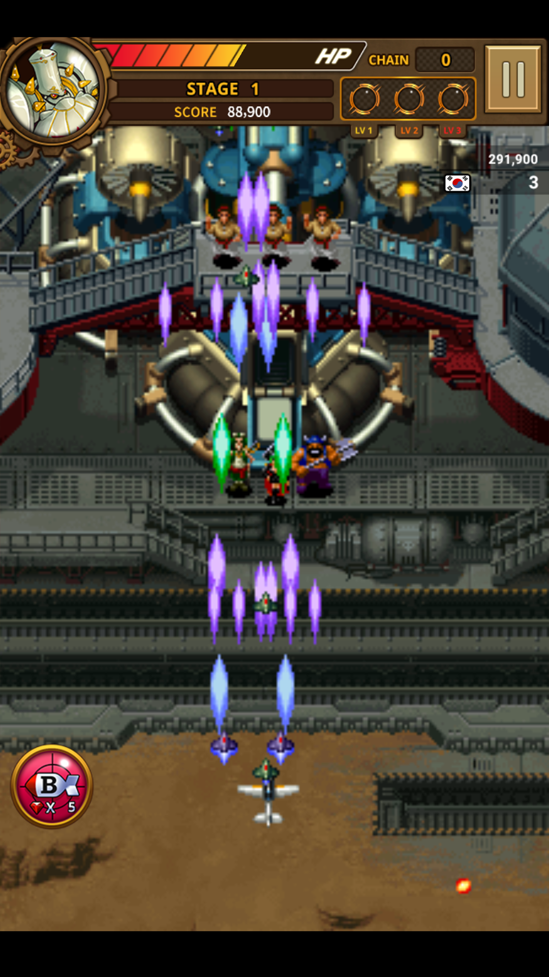 Скриншот игры STRIKERS 1945 World War M