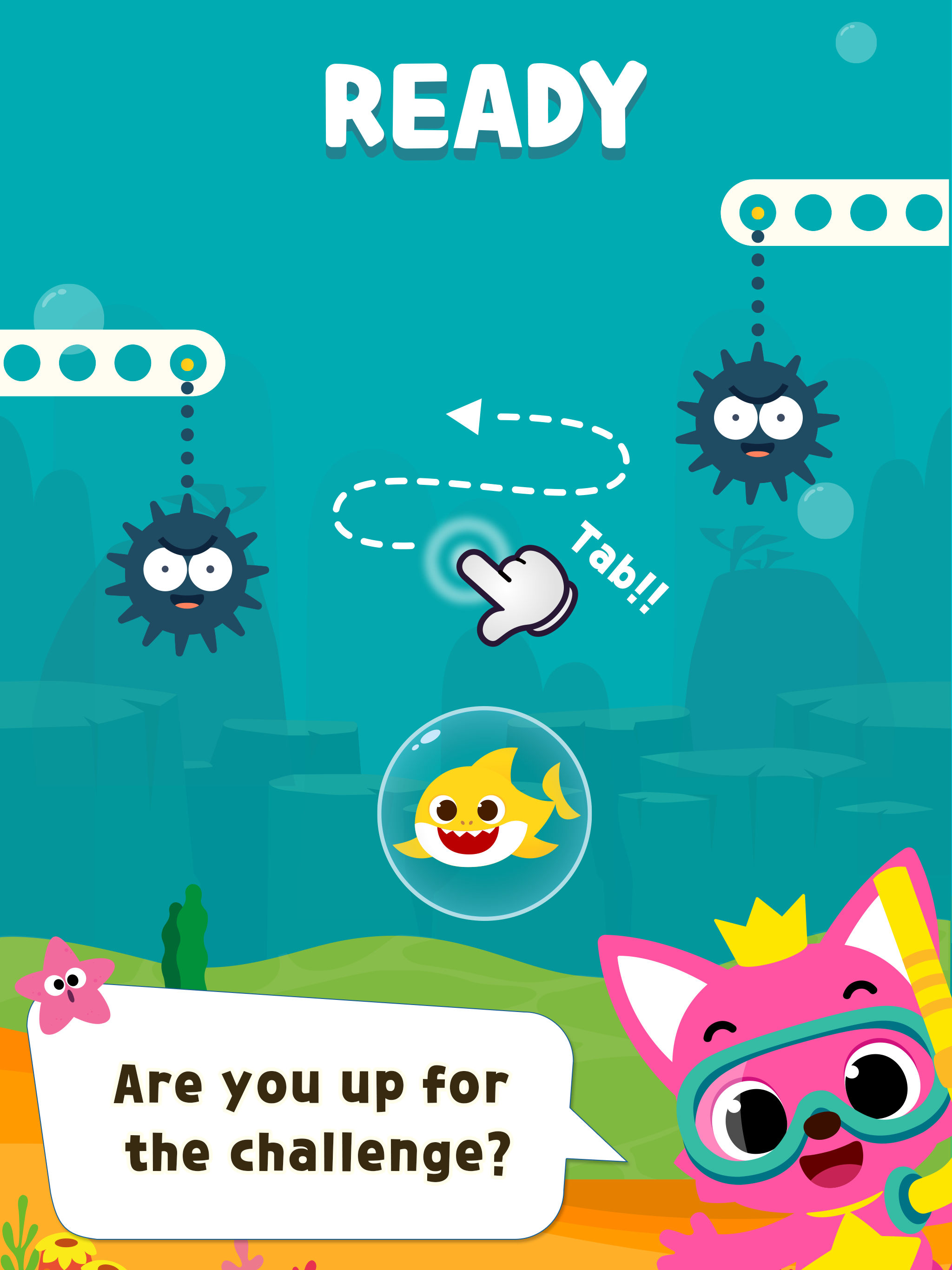 Baby Shark UP Game Screenshot