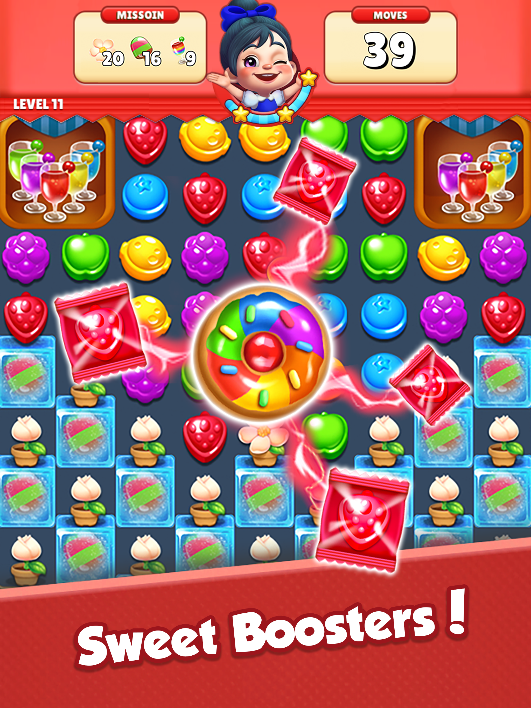 Sugar Hunter®: Match 3 Puzzle Game Screenshot