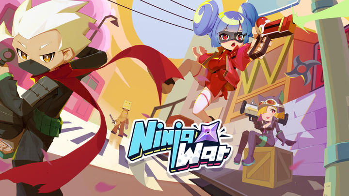 Banner of Perang Ninja: Pertarungan Ninja Super 