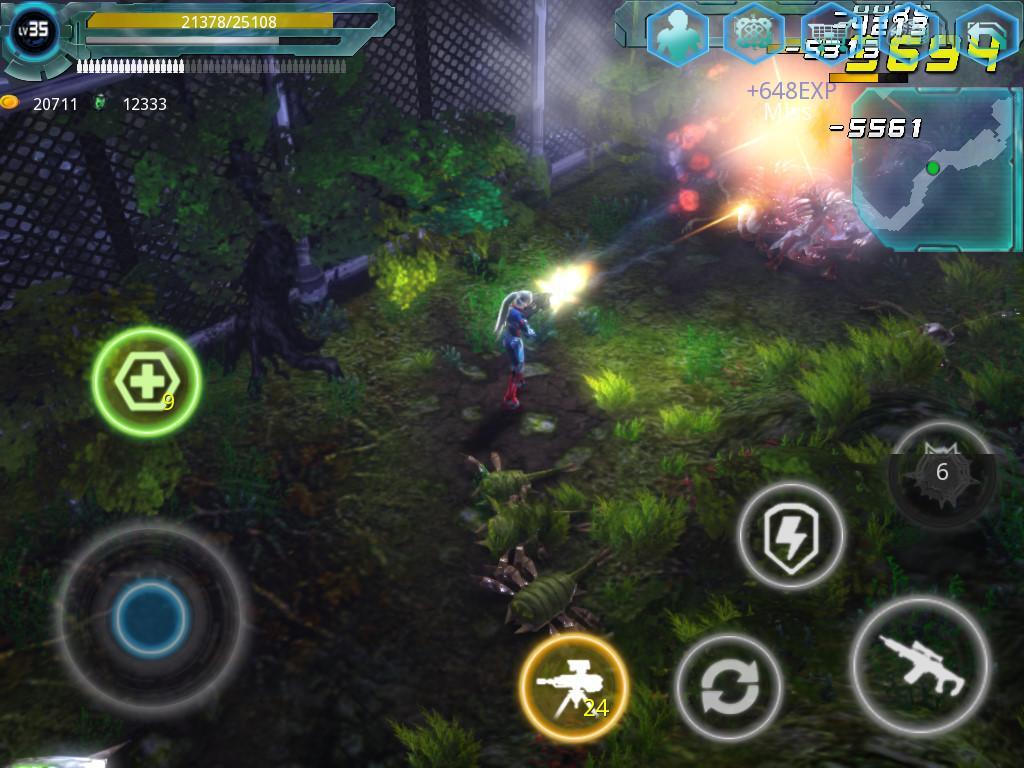 Alien Zone Raid Game Screenshot