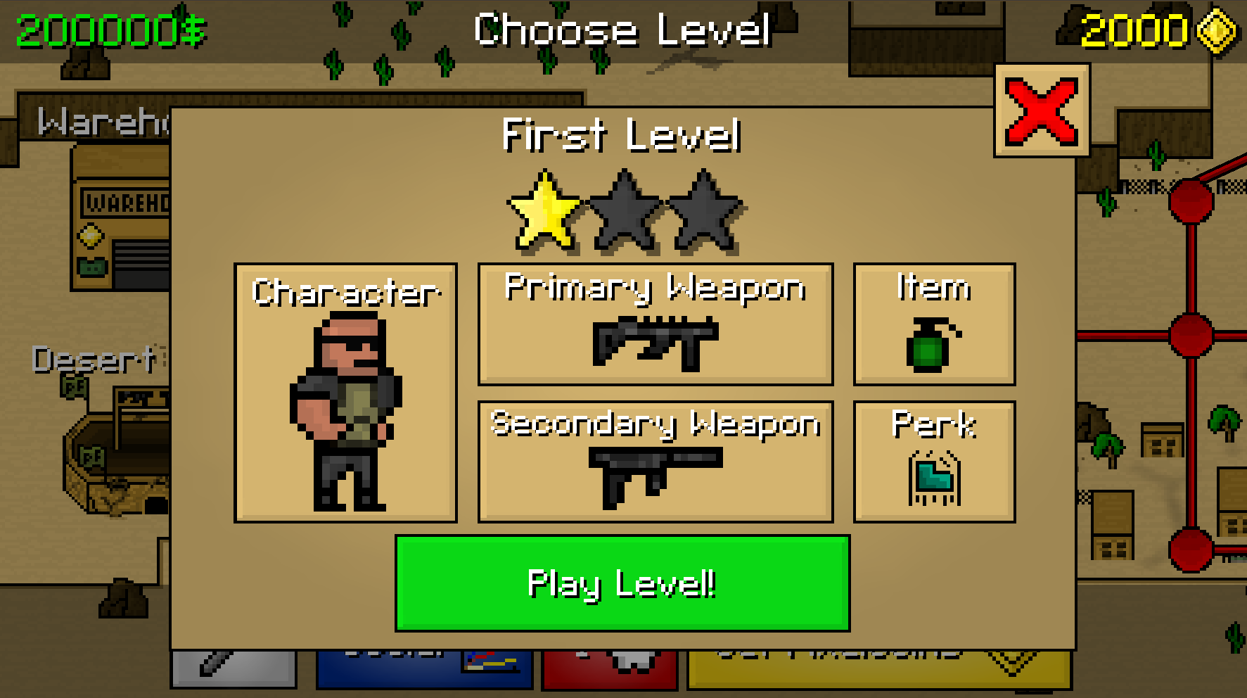 Pixel Force 2 Game Screenshot