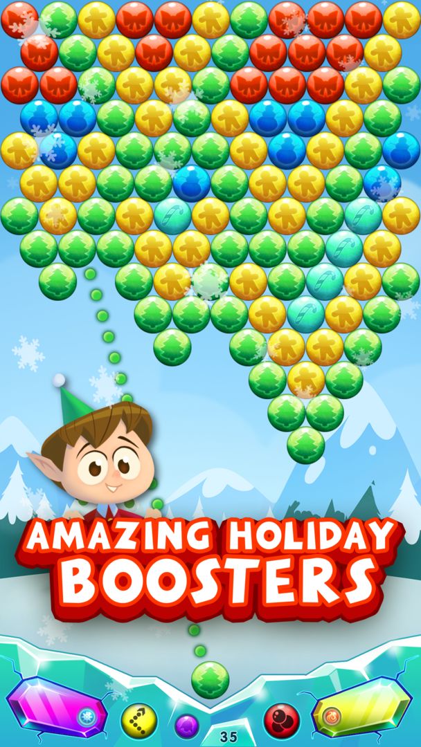 Bubble Pop Holidays ภาพหน้าจอเกม
