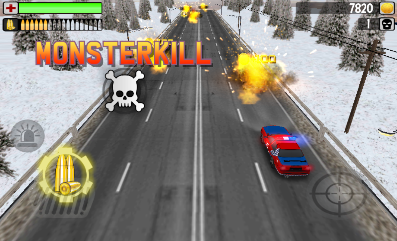 POLICE MONSTERKILL 3D ภาพหน้าจอเกม