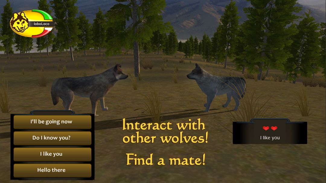 WolfQuest ภาพหน้าจอเกม