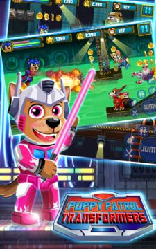 Puppy Patrol Transformers Game Screenshot