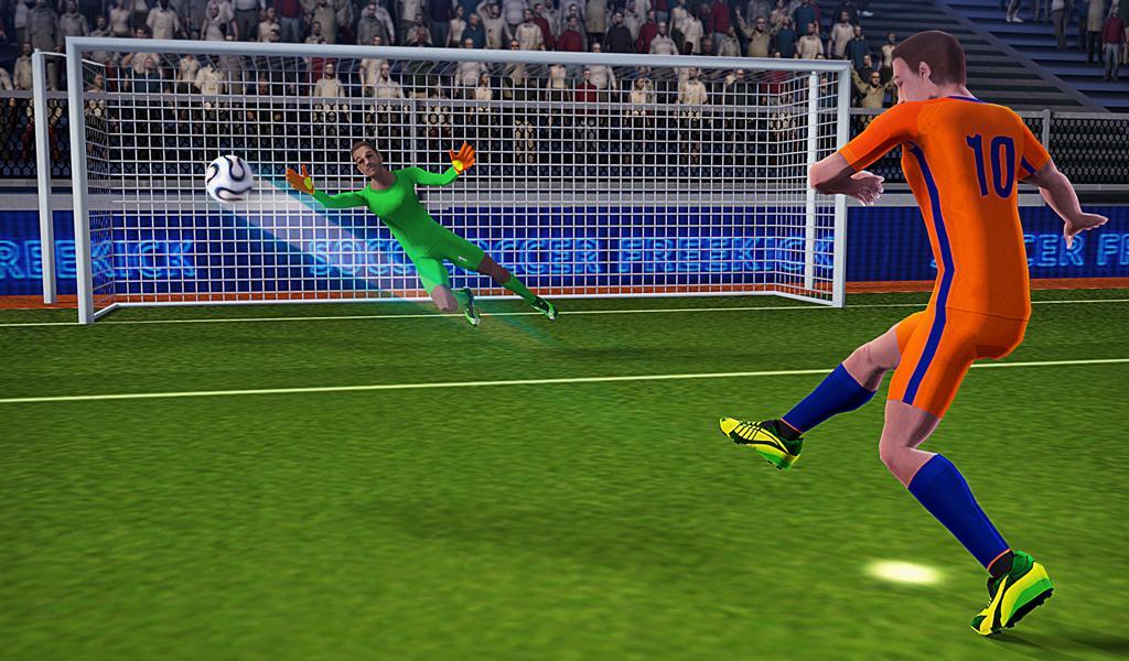 Soccer World League FreeKick screenshot game