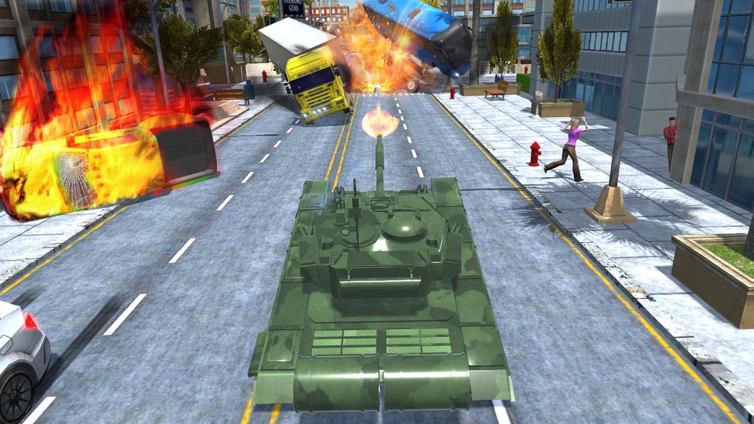 Tank Traffic Racer ภาพหน้าจอเกม