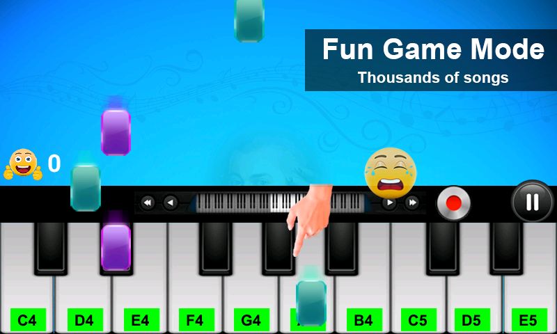Screenshot of Real Piano Teacher