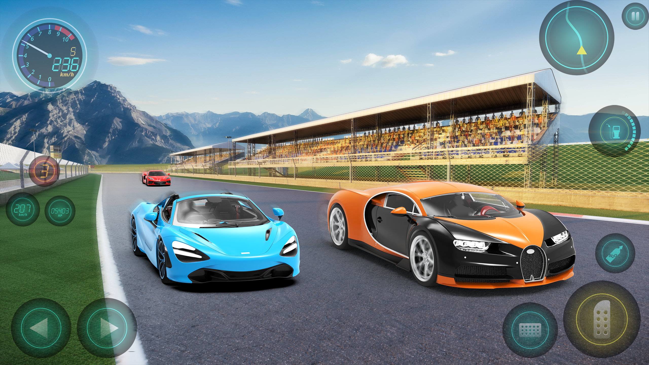 Jogos de carros de corrida em rodovias 3D versão móvel andróide