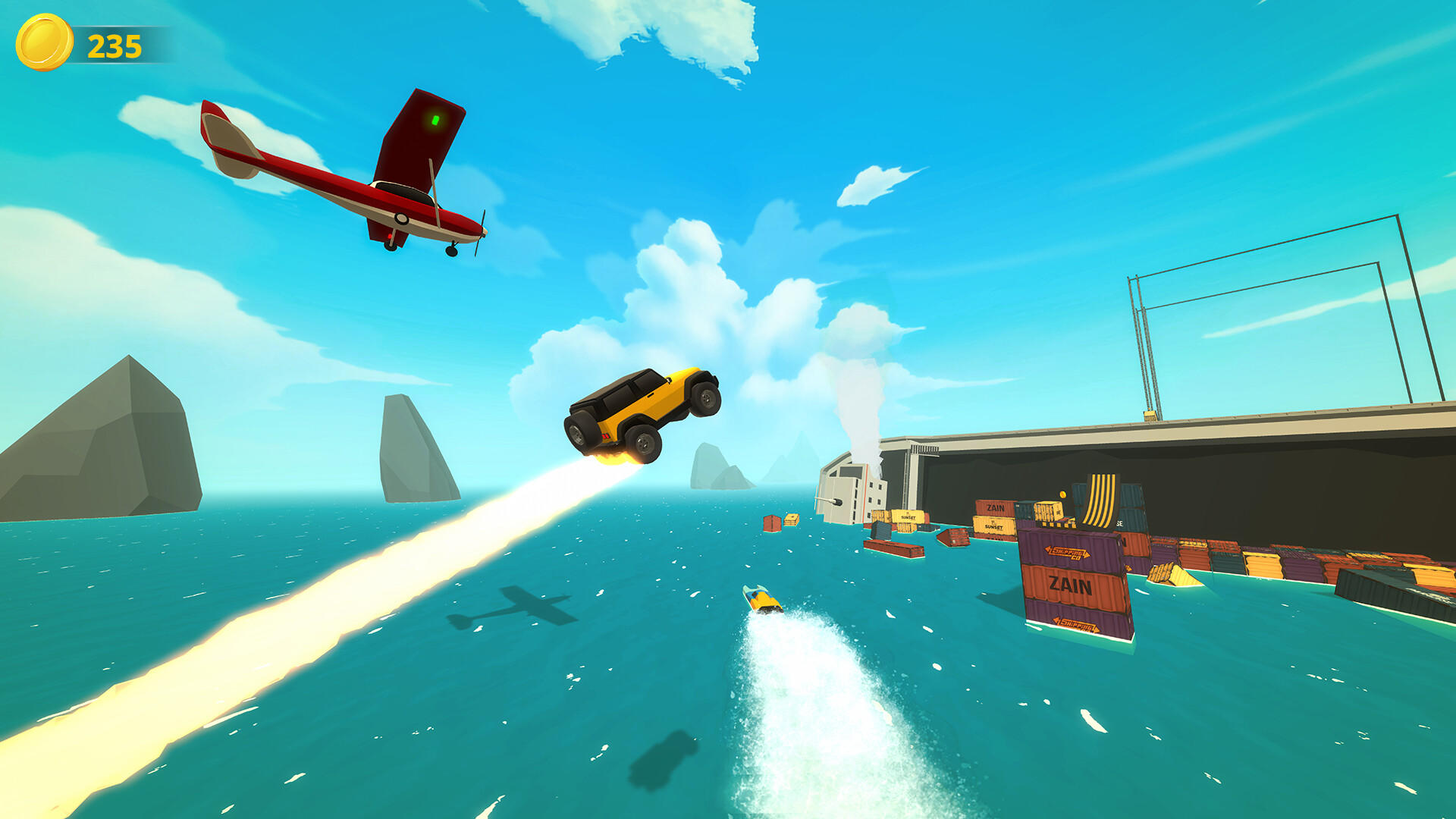 Stunt Paradise Game Screenshot