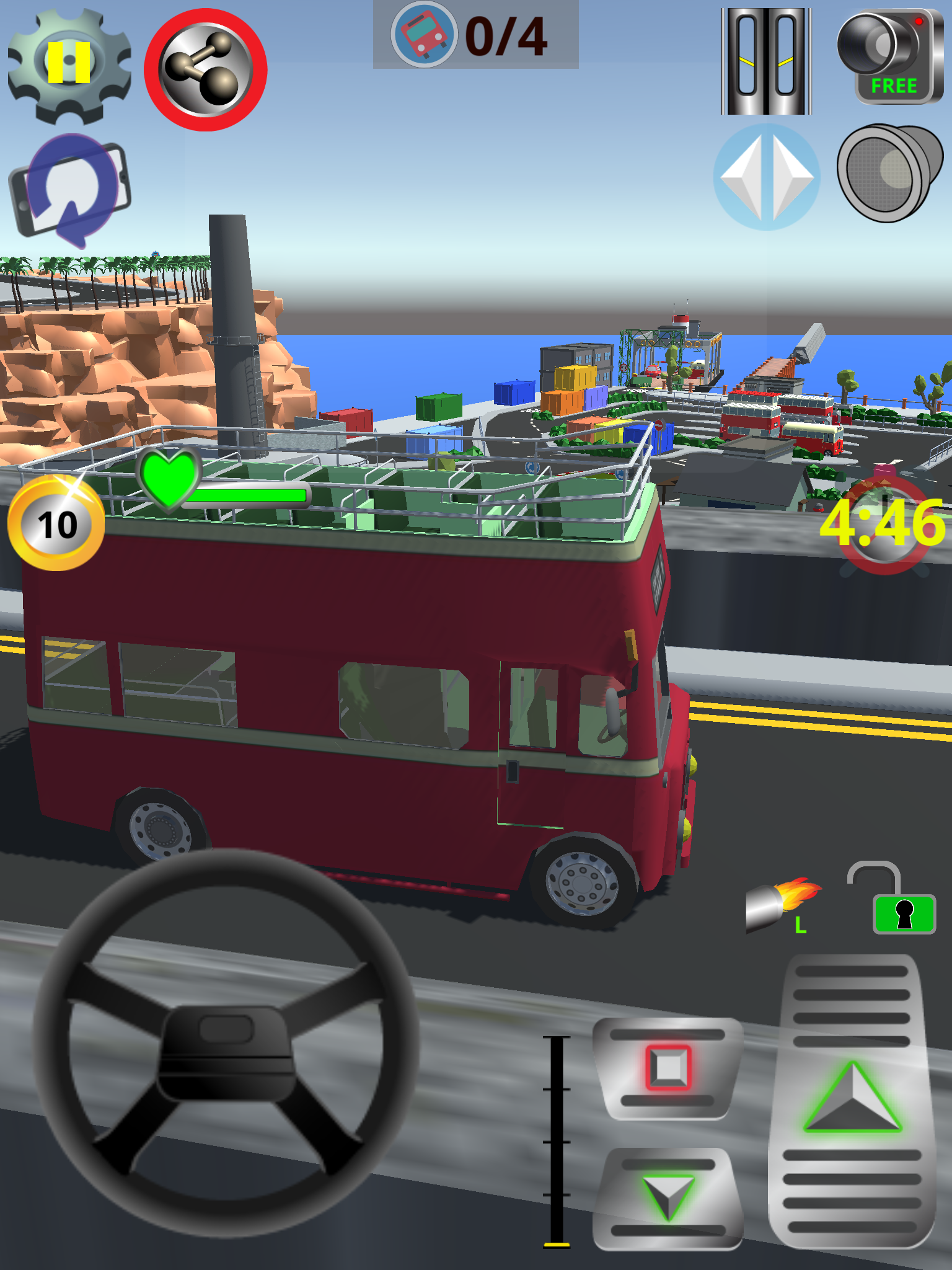 Vintage Bus Go Game Screenshot