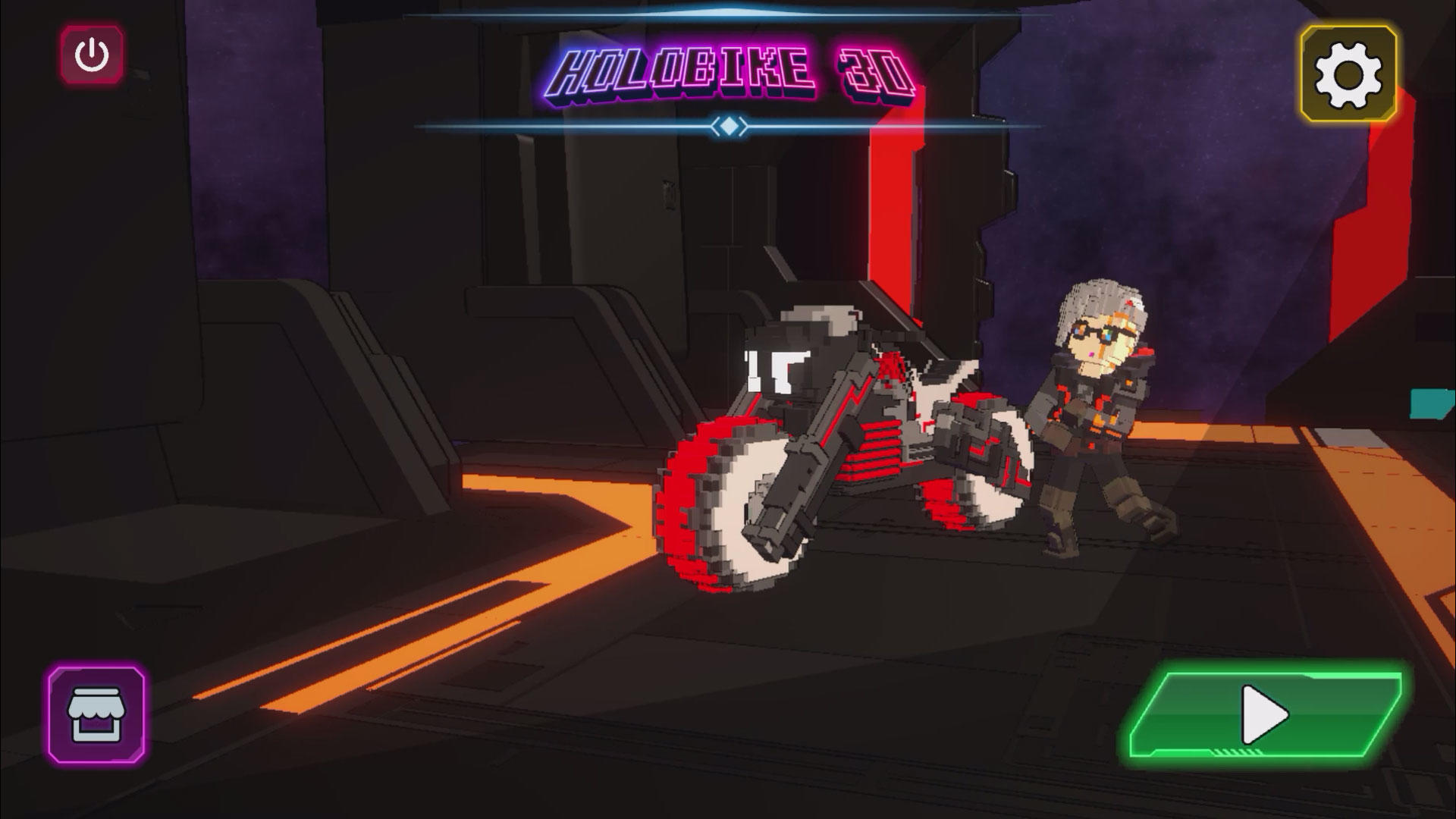 HoloBike 3D Game Screenshot