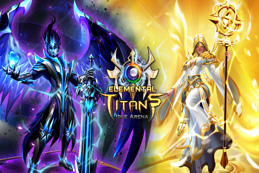 Elemental Titans：3D Idle Arena (MOD, Unlimited Money / Gems) v3