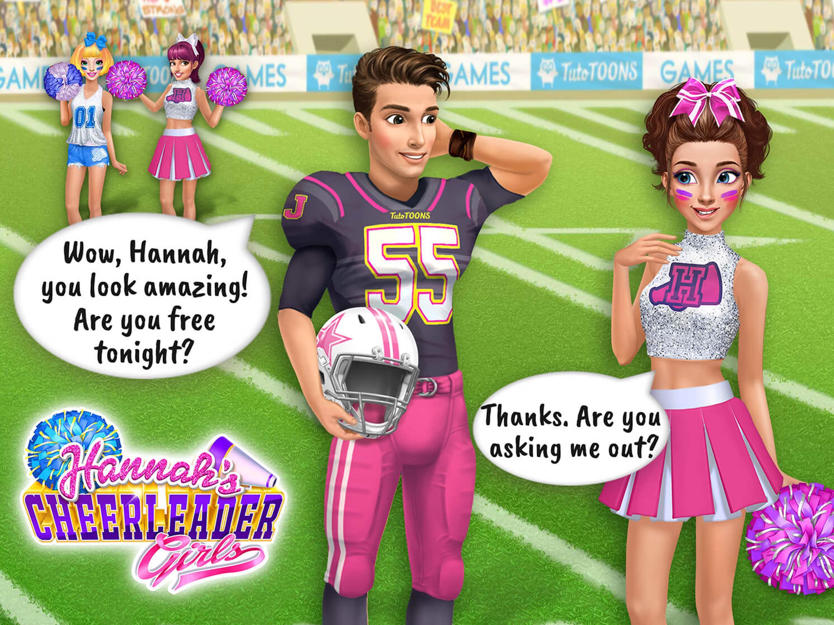 Hannah's Cheerleader Girlsのキャプチャ