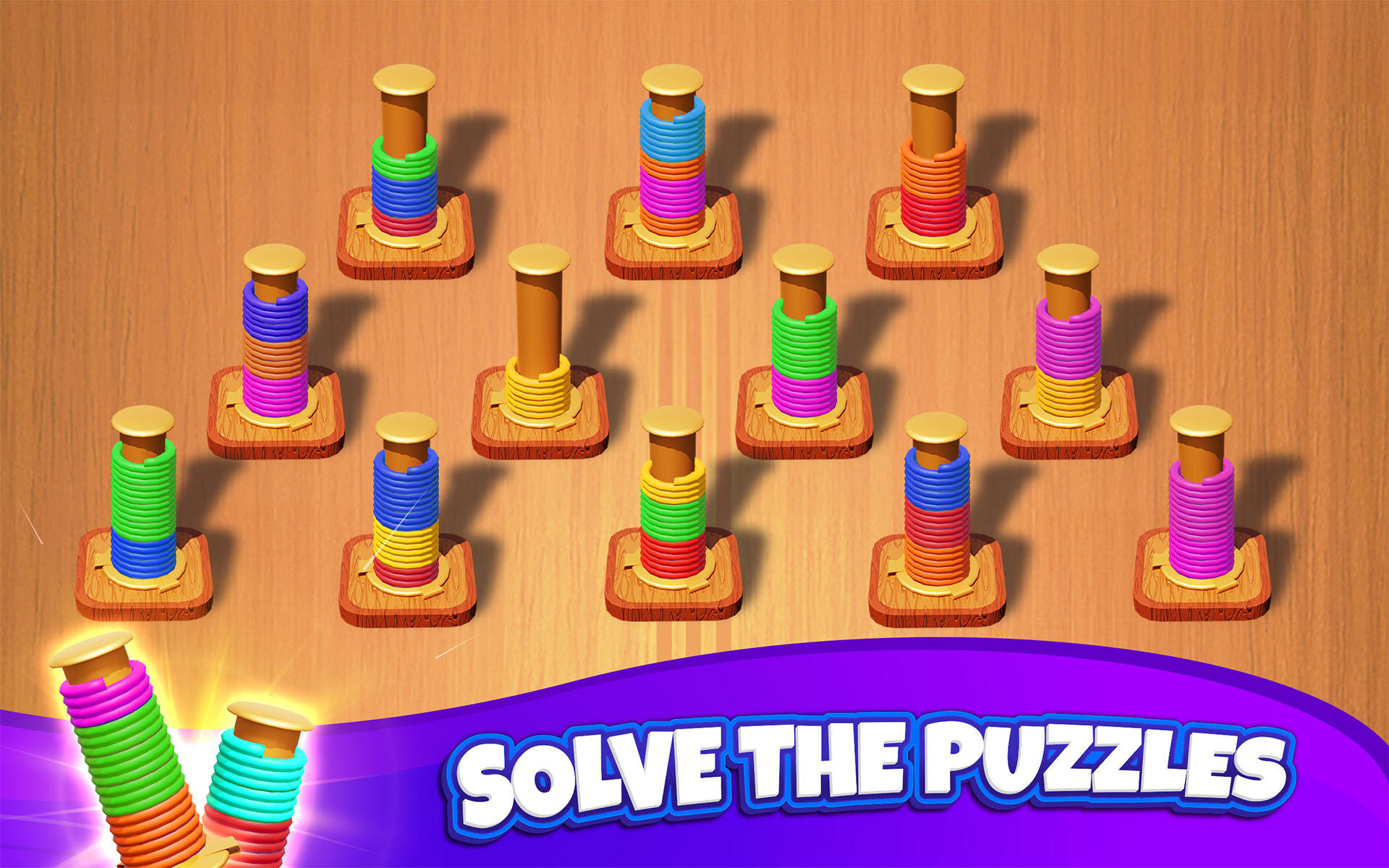 Wool thread color sort puzzle android ios apk download for free taptap