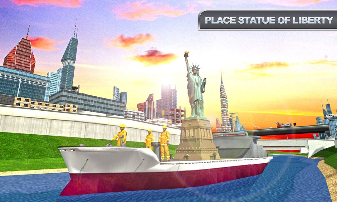 뉴욕시 건축물 : 타워 빌딩 Sim PRO 게임 스크린 샷