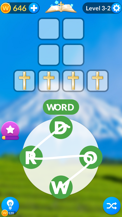 Bible Word Connect Game ゲームのスクリーンショット