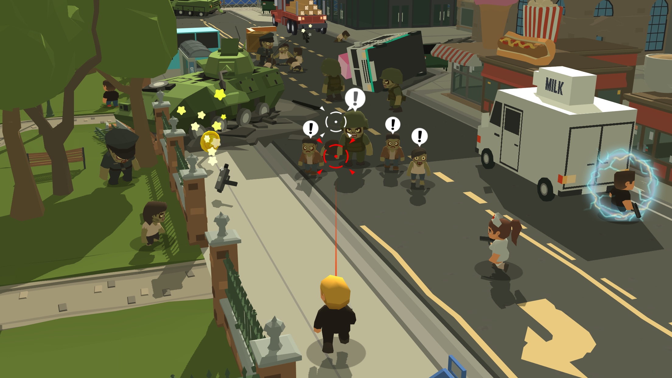 Captura de Tela do Jogo 尸城吃鸡 (Zombie Ground)