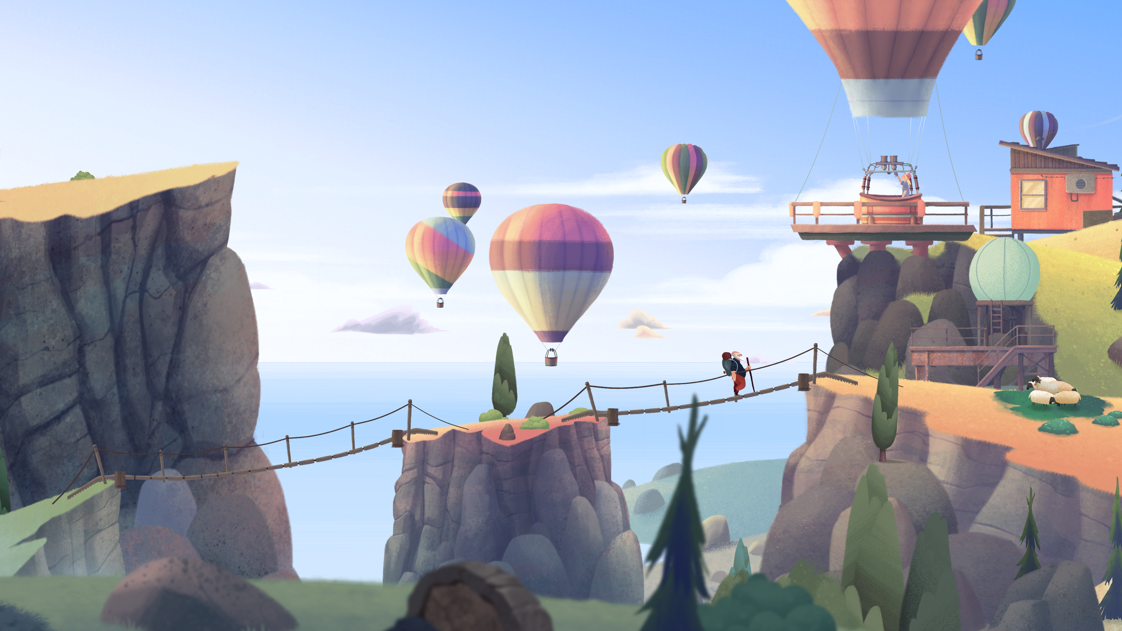 Old Man's Journey Game Screenshot