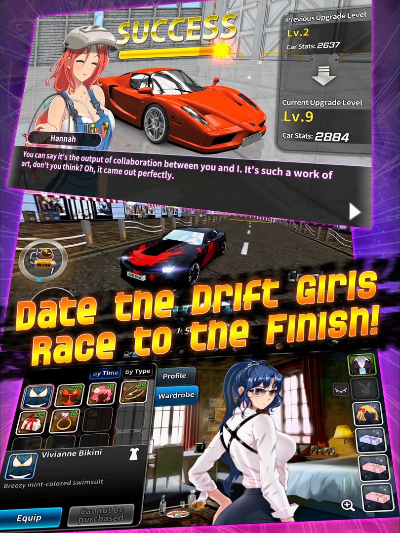 Drift Girls ภาพหน้าจอเกม