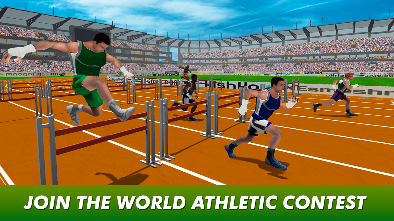 Athletics Running Race Game Screenshot