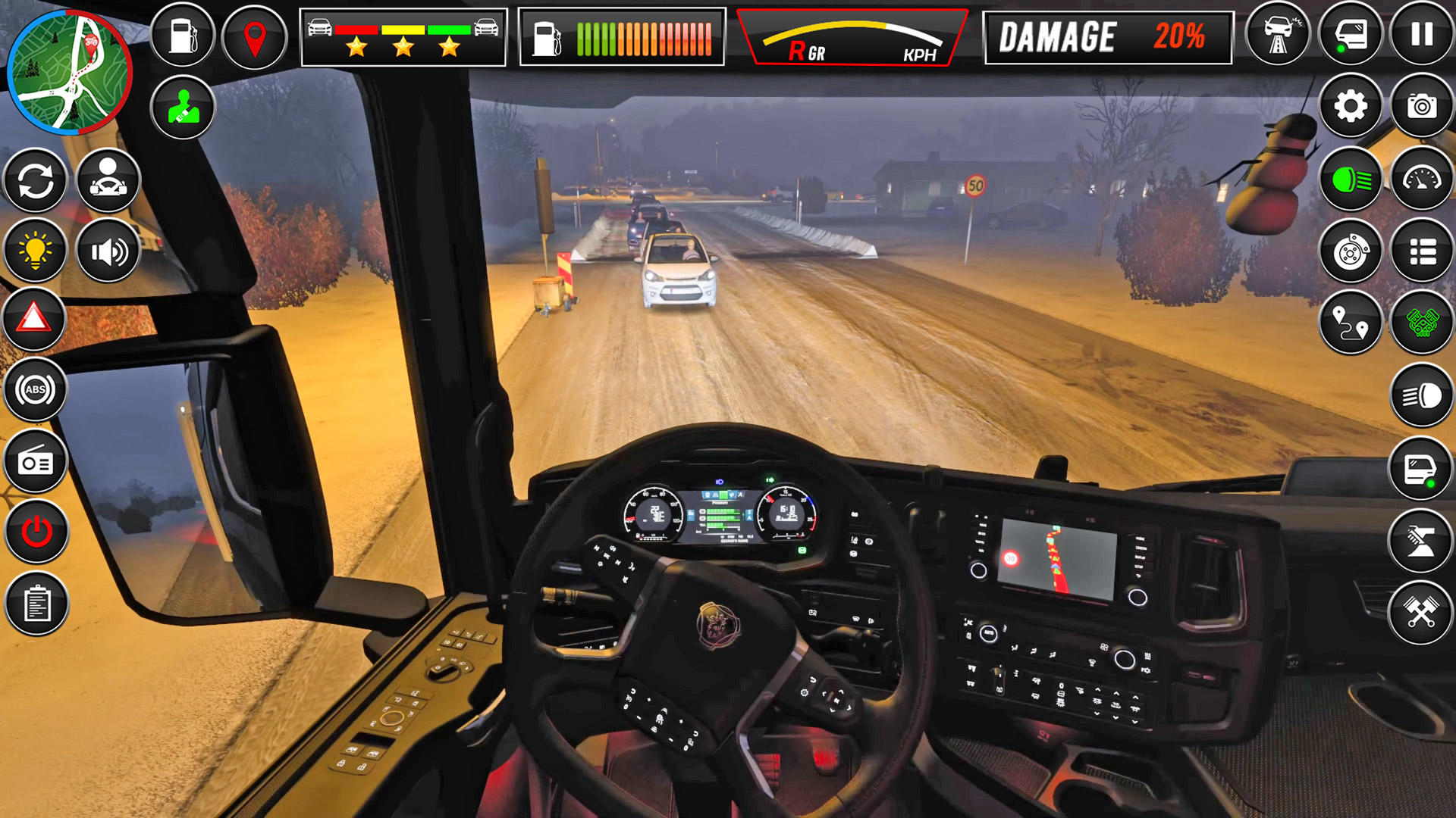 Captura de Tela do Jogo Jogo de transporte de camiões