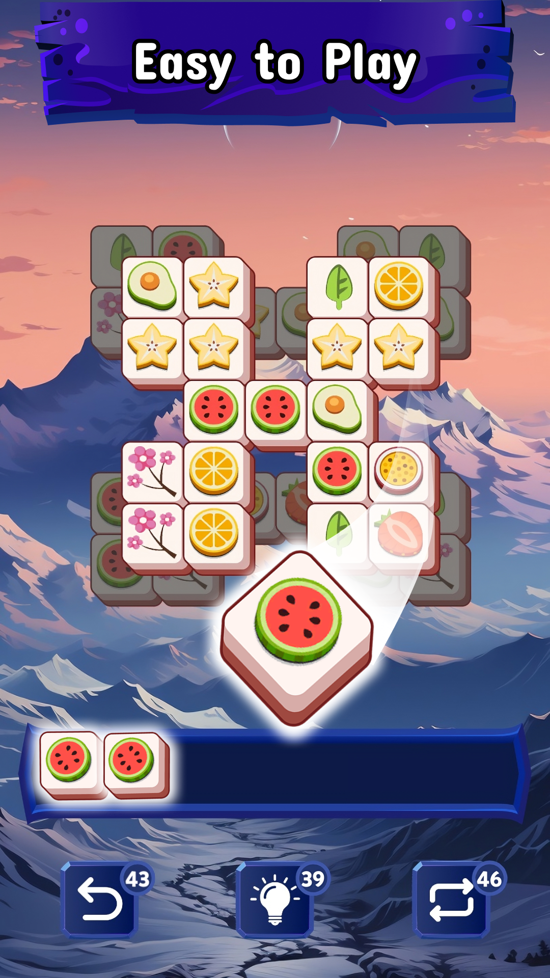 Triple Tile Match Puzzle Game Screenshot