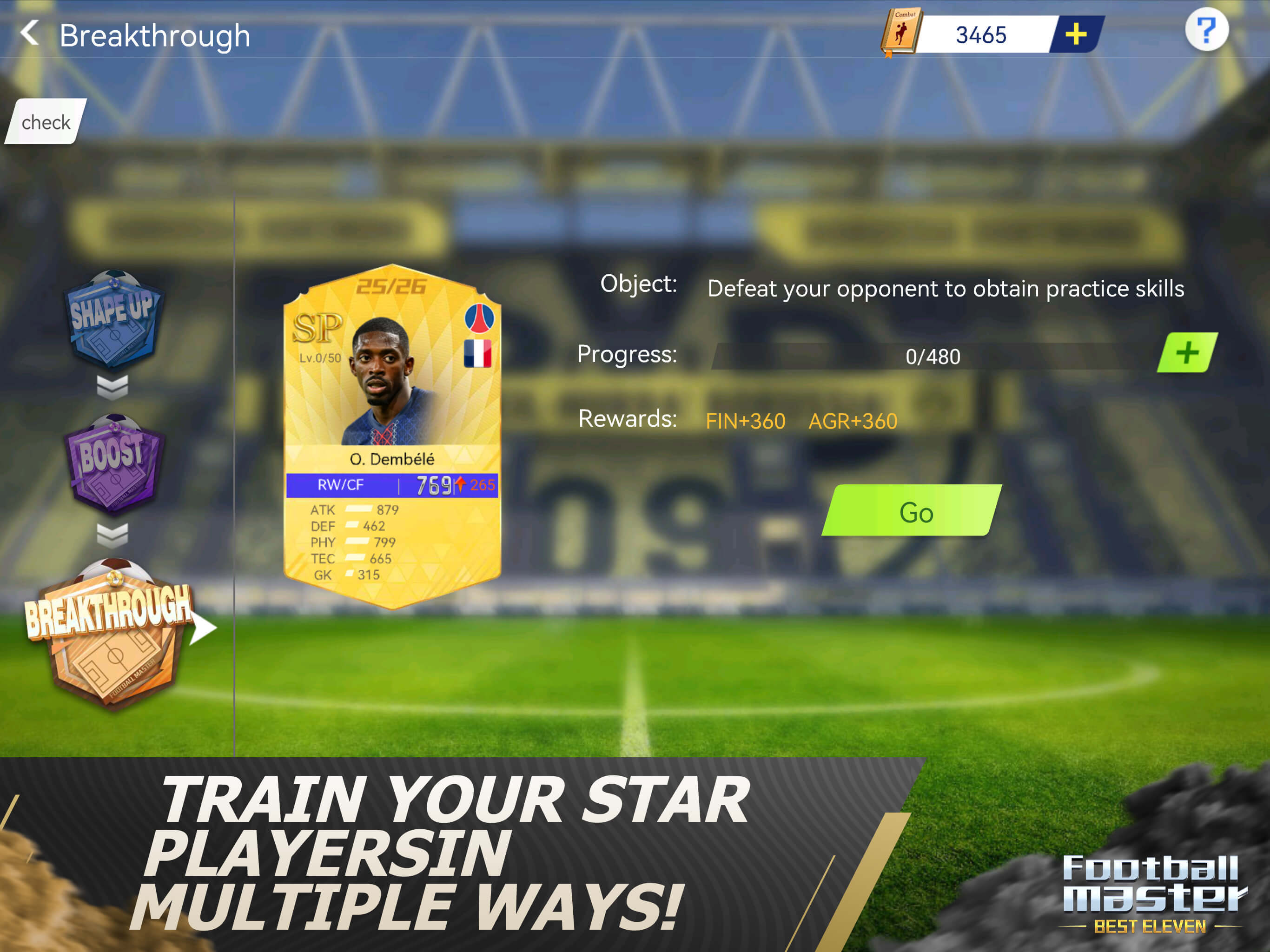 Cuplikan Layar Game Football Master