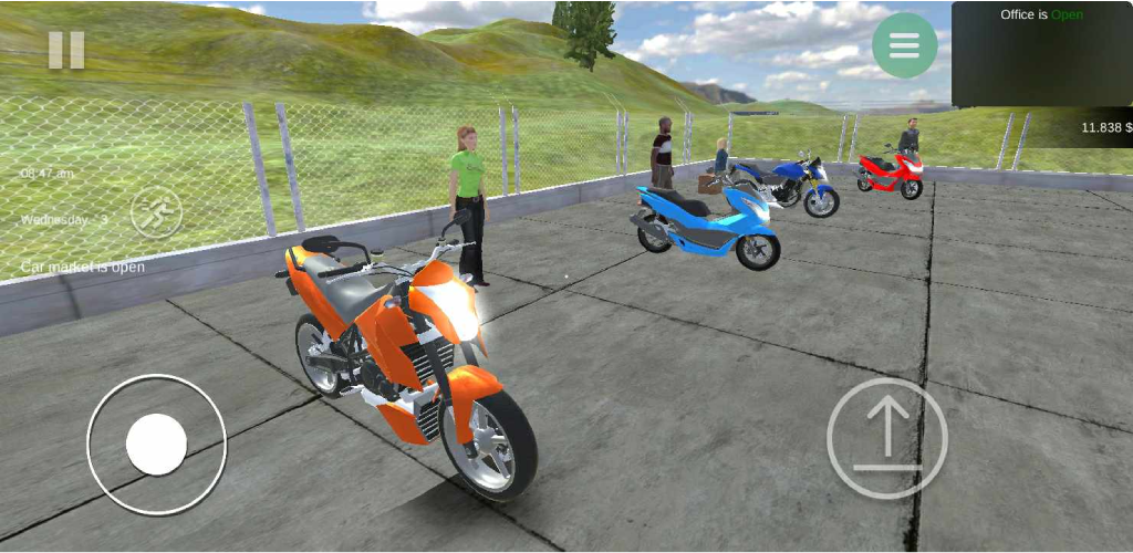 Motorbike Saler Simulator 2023 ゲームのスクリーンショット