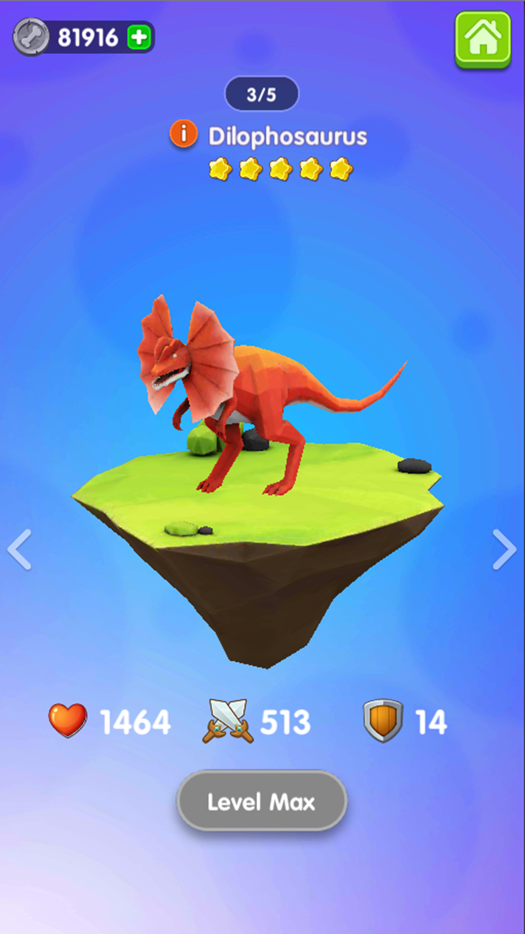 Dino Arena Game Screenshot