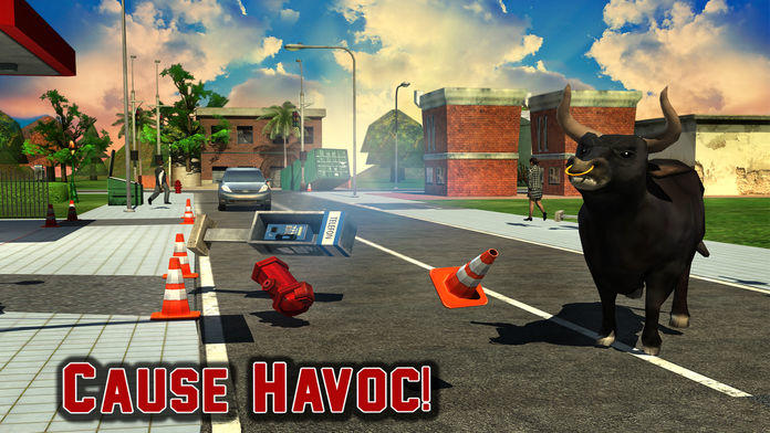 Angry Bull Revenge 3D Game Screenshot