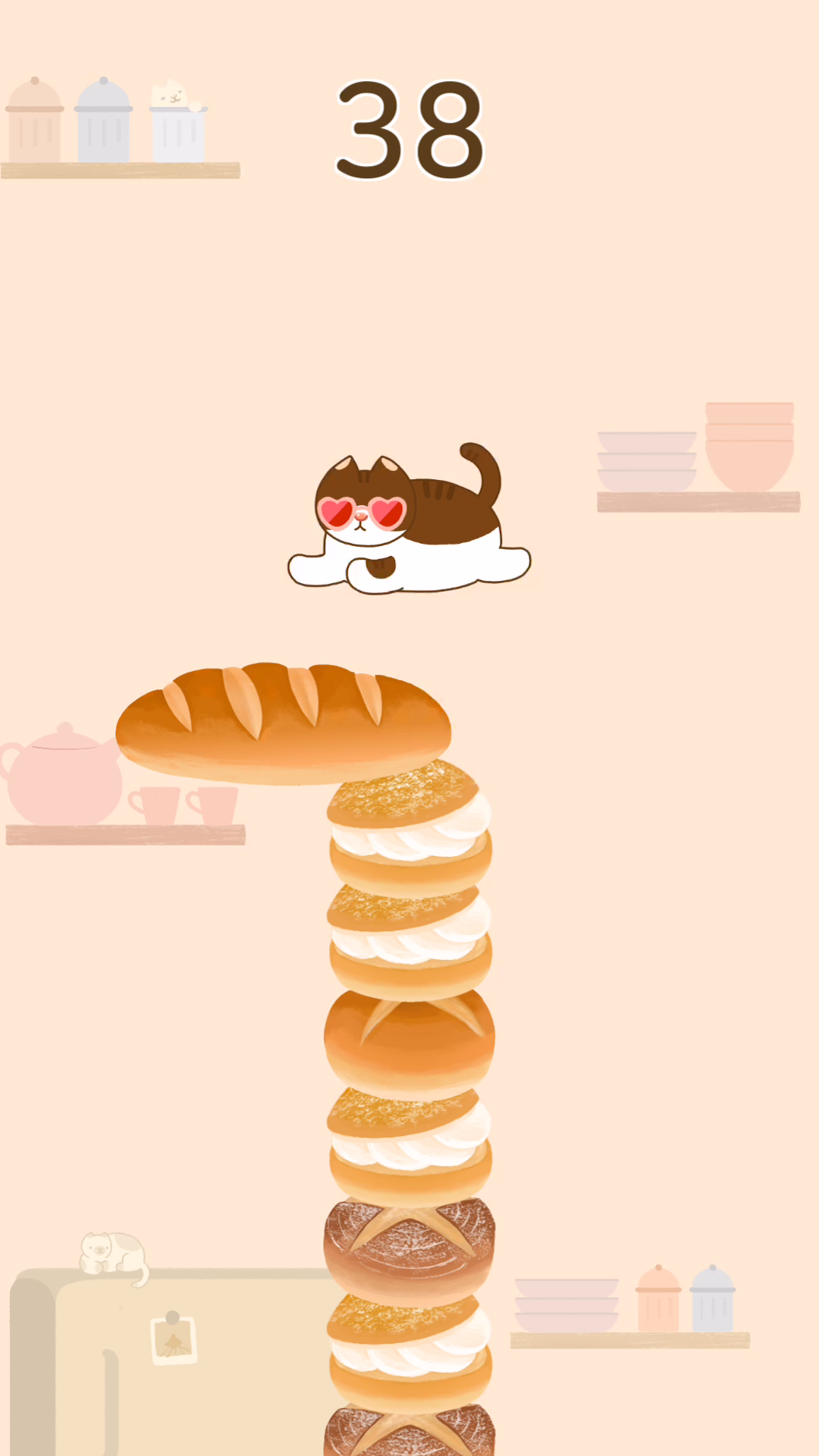 Cat Bakery - Stack game Game Screenshot