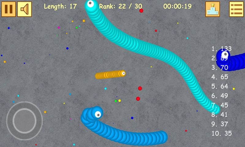 Snake Worm Zone - Crawl 2020 게임 스크린 샷