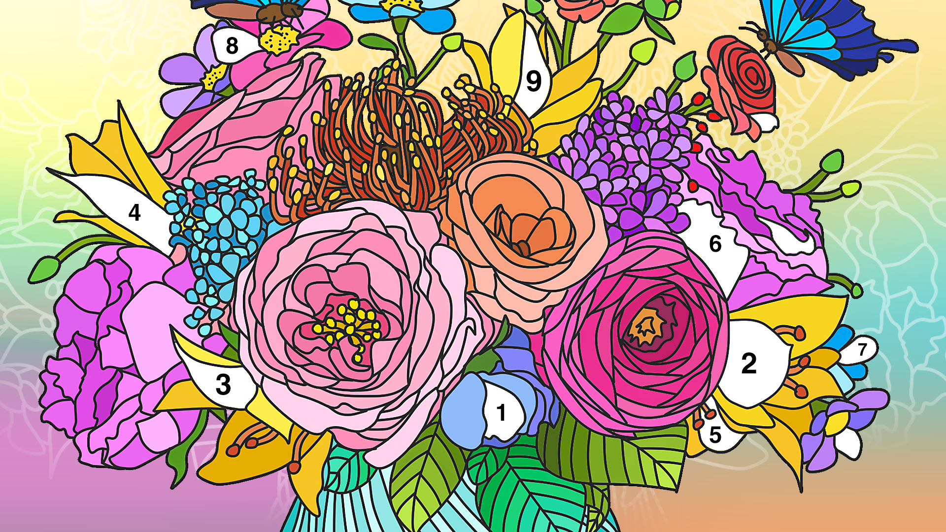 Coloring Book: Color by Number ภาพหน้าจอเกม