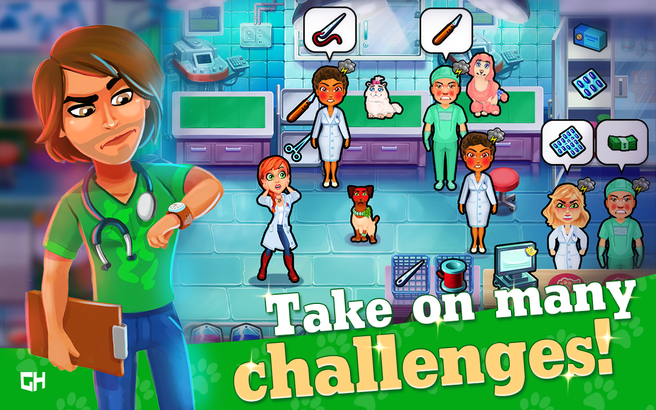 Dr. Cares - Pet Rescue 911 Game Screenshot