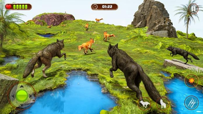 Скриншот игры Wild Wolf War: Animal Games 3D