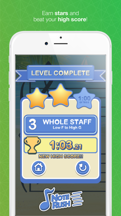 Note Rush: Music Reading Game Game Screenshot