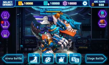 Dino Battle - A new challenger Game Screenshot