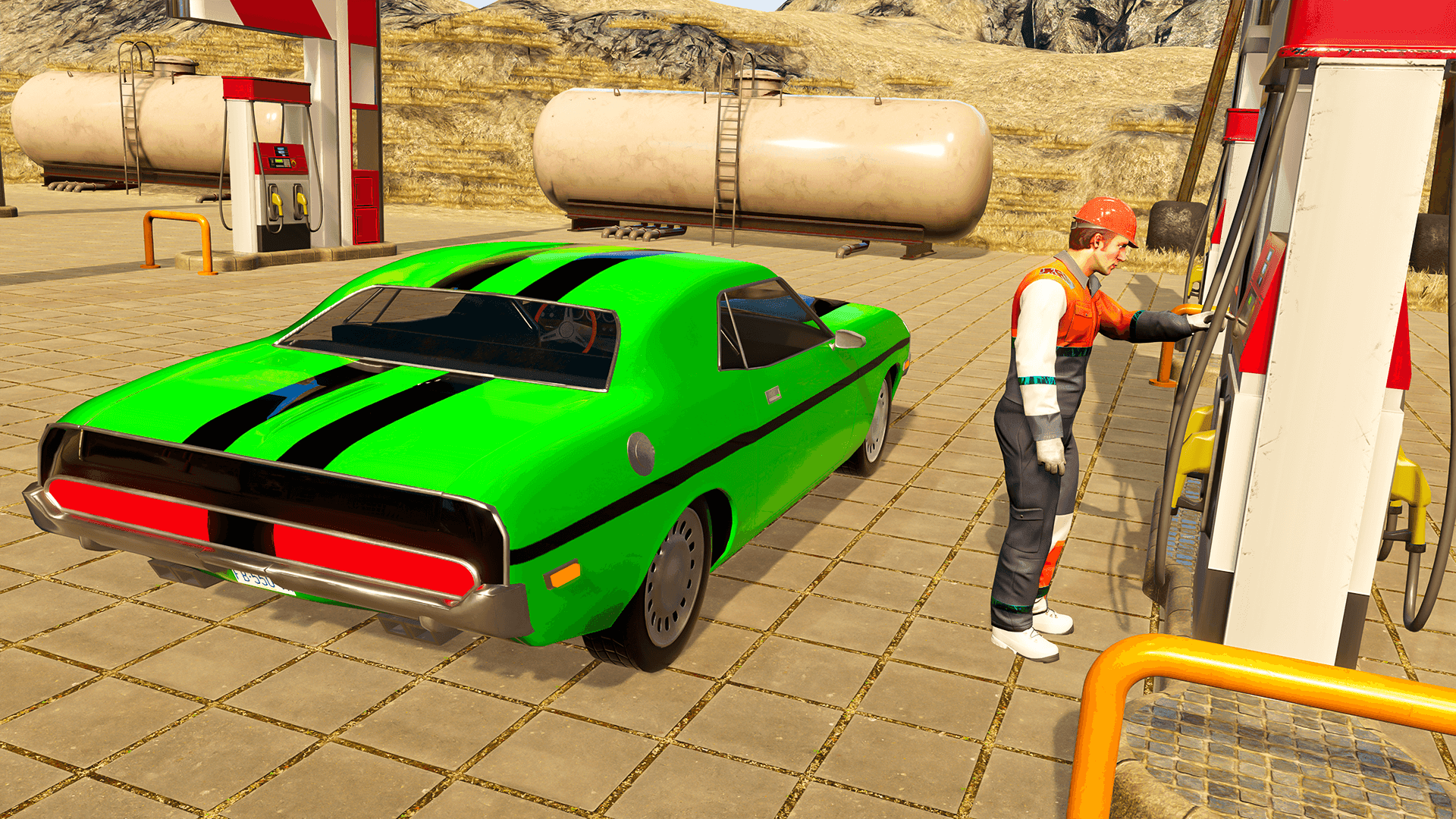 Gas Station Sim Junkyard Game Screenshot